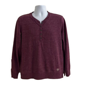 ARIAT Henley sweatshirt